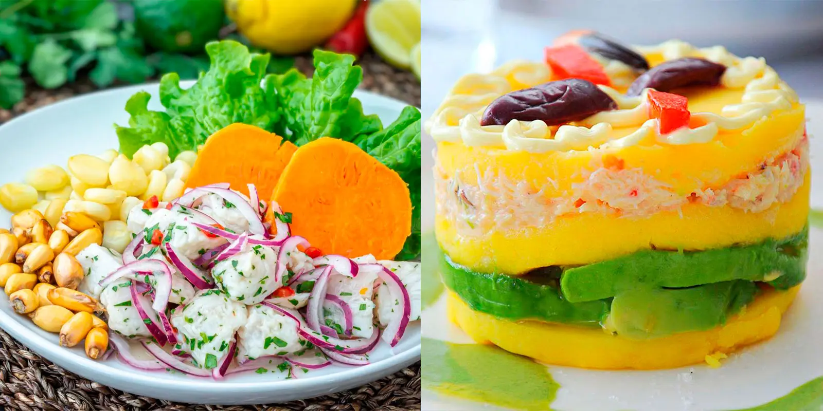 Typical food from the Peruvian Coast