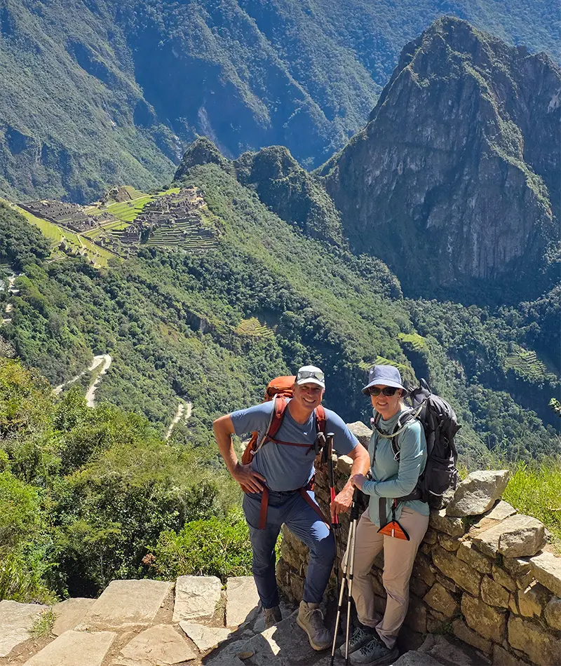 Hiking Inca Trail - Sun gate