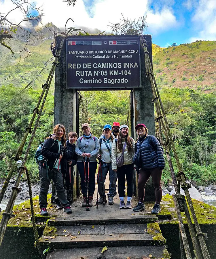 Group at Inca Trail starting point