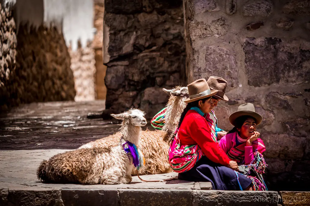 Mountain scenery in Peru