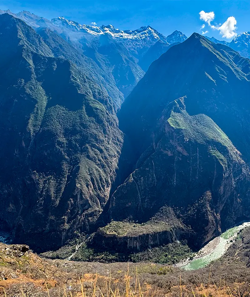 Beautiful view of the Apurímac Canyon.